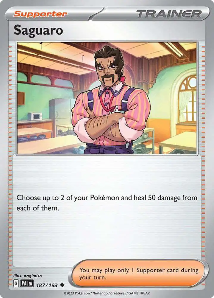 Pokemon Trading Card Game Paldea Evolved Uncommon Saguaro #187