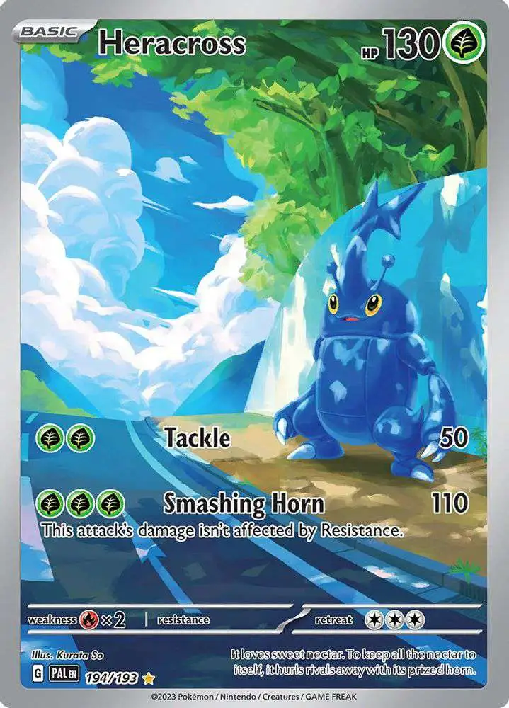 Pokemon Trading Card Game Paldea Evolved Illustration Rare Heracross #194 [Illustration Rare]