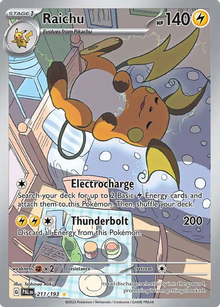 Pokemon Trading Card Game Paldea Evolved Illustration Rare Raichu #211 [Illustration Rare]