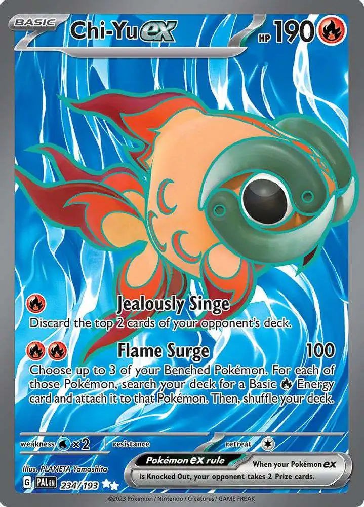 Pokemon Trading Card Game Paldea Evolved Ultra Rare Chi-Yu ex #234