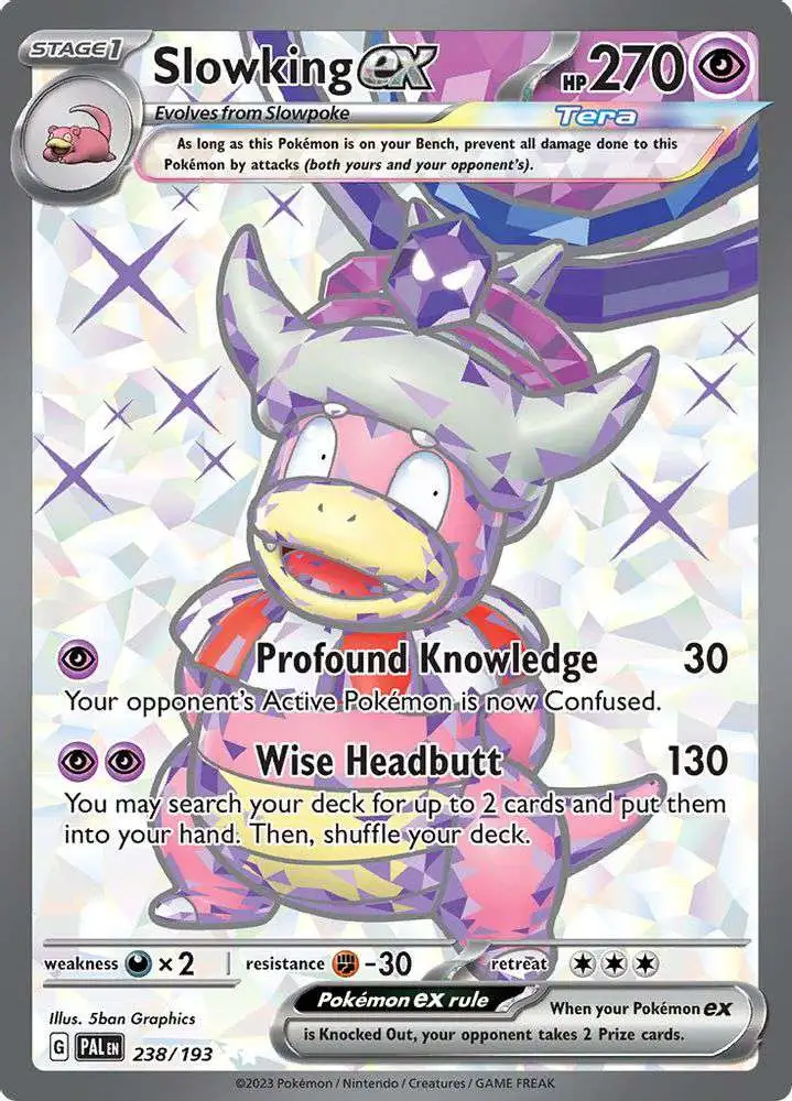 Pokemon Trading Card Game Paldea Evolved Ultra Rare Slowking ex #238