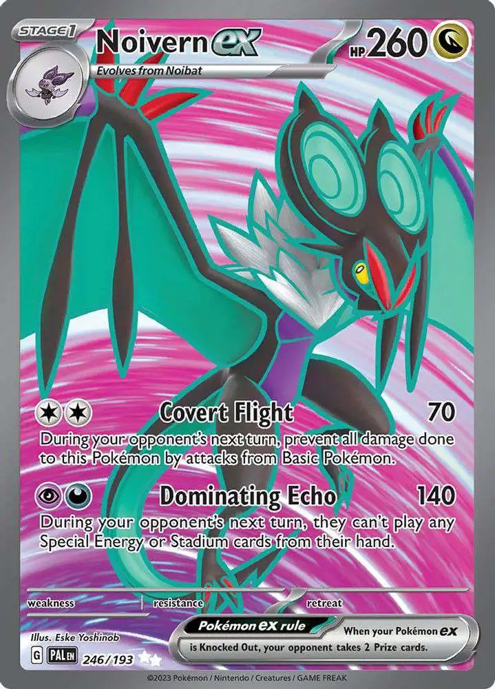 Pokemon Trading Card Game Paldea Evolved Ultra Rare Noivern ex #246