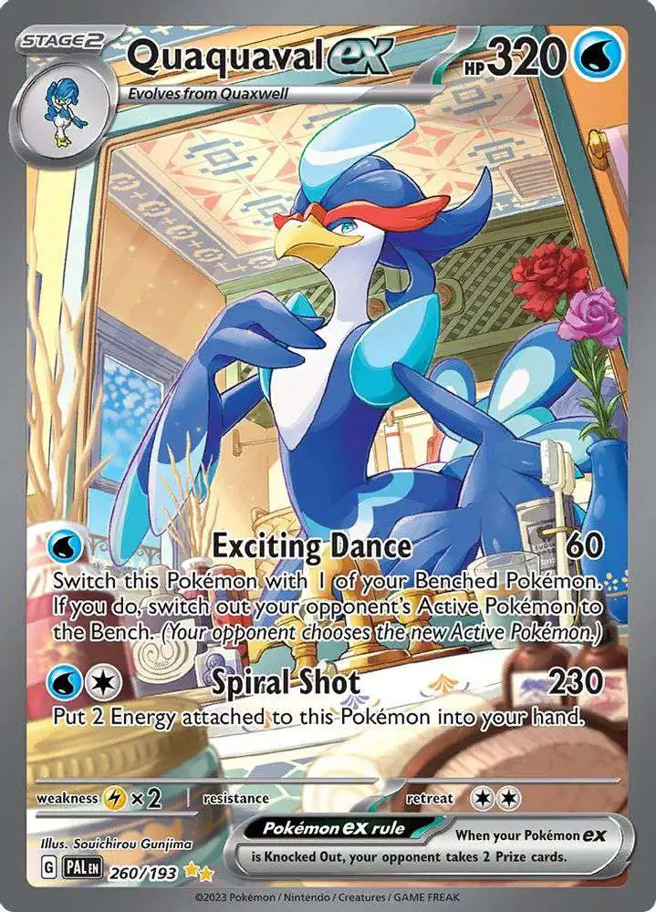 Pokemon Trading Card Game Paldea Evolved Special Illustration Rare Quaquaval ex #260 [Special Illustration Rare]