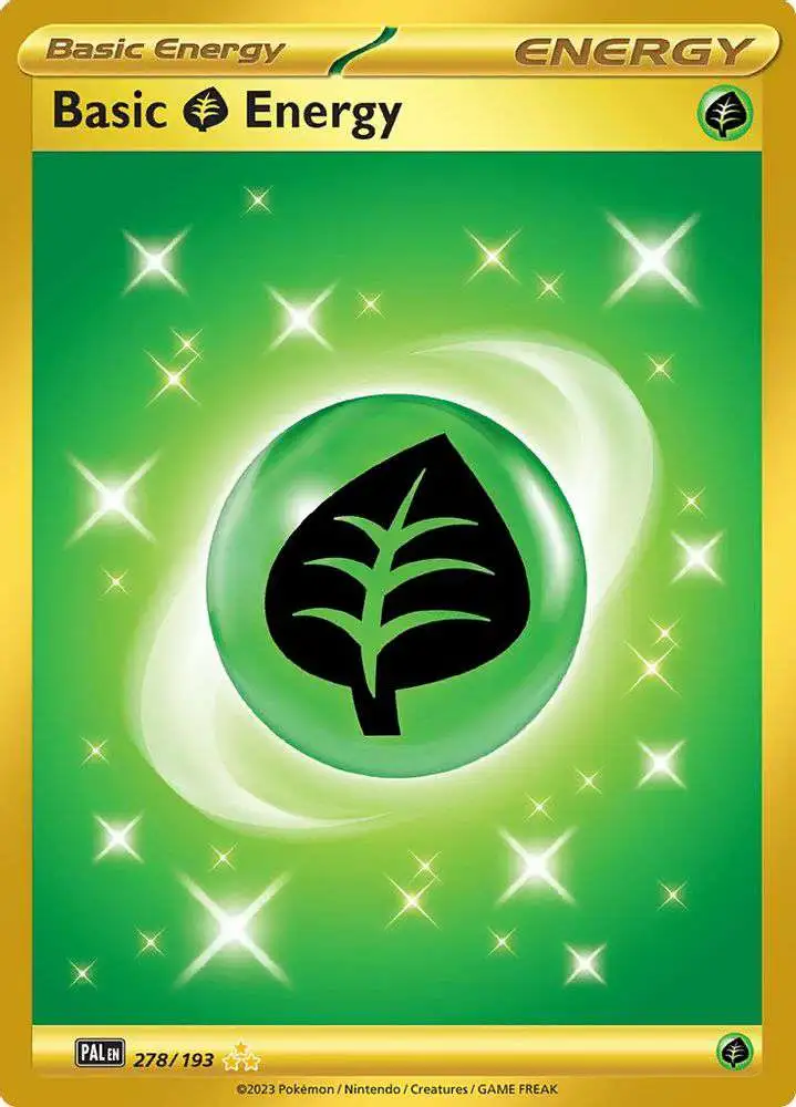 Pokemon Trading Card Game Paldea Evolved Hyper Rare Basic Grass Energy #278