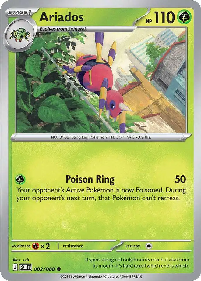 Pokemon Trading Card Game ME03: Perfect Order Common Ariados #2