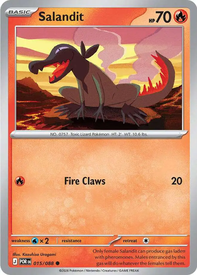 Pokemon Trading Card Game ME03: Perfect Order Common Salandit #15