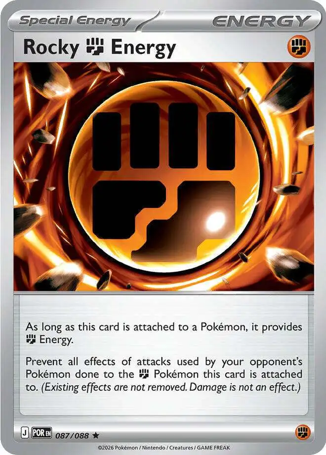 Pokemon Trading Card Game ME03: Perfect Order Rare Rocky Fighting Energy  #87 [Reverse Holofoil]