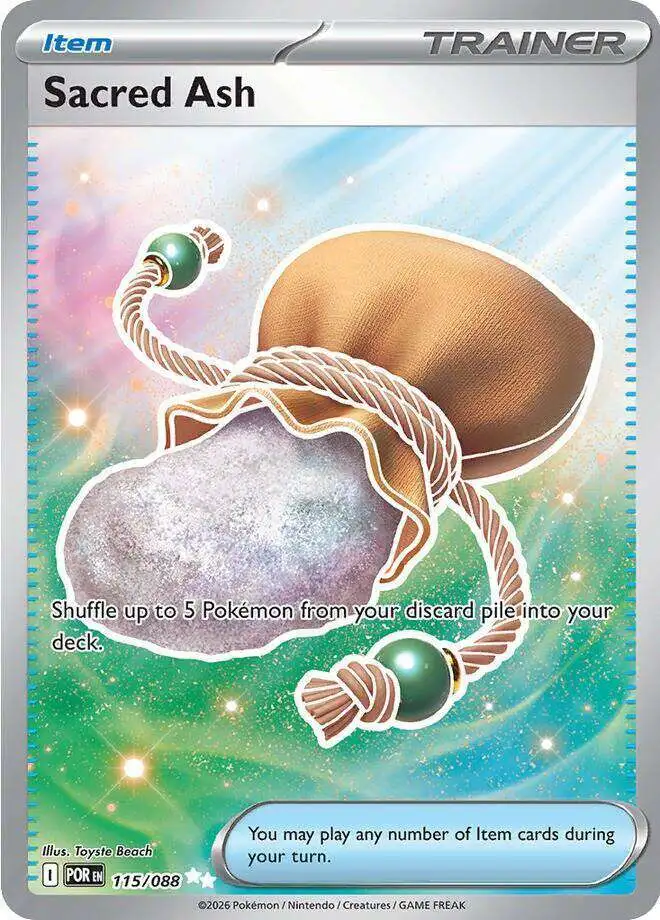 Pokemon Trading Card Game ME03: Perfect Order Ultra Rare Sacred Ash #115