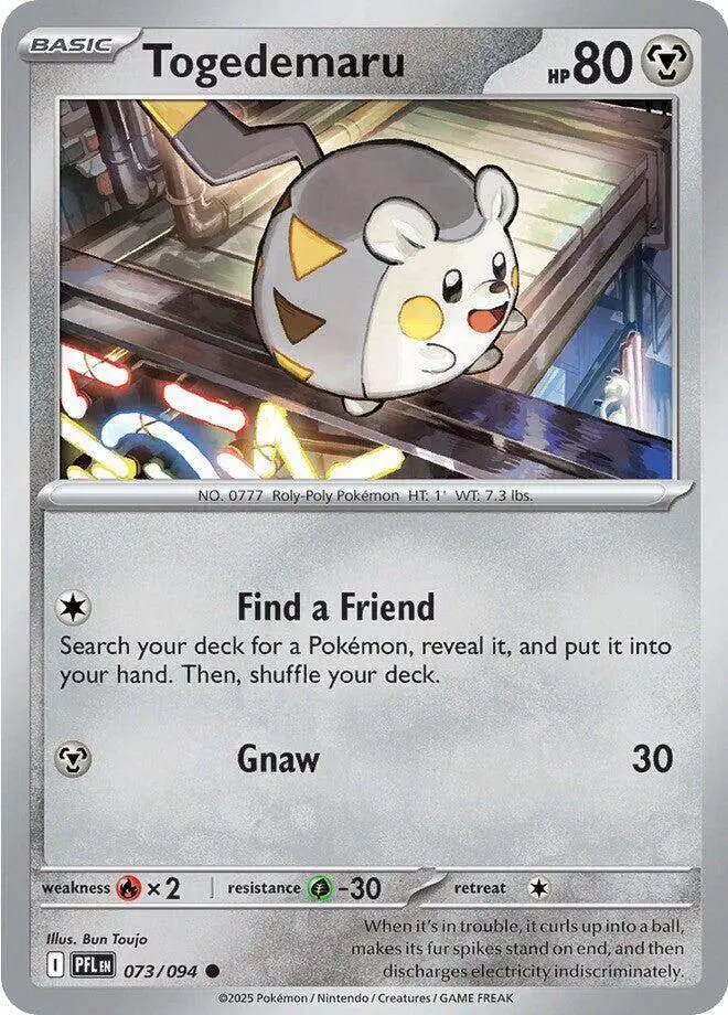 pokemon card togedemaru Togedemaru