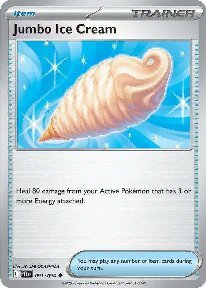 Pokemon Trading Card Game Phantasmal Flames Single Card Uncommon Jumbo Ice  Cream 91 - ToyWiz