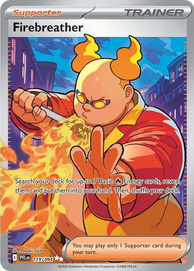 Pokemon Trading Card Game Phantasmal Flames Ultra Rare Firebreather #119