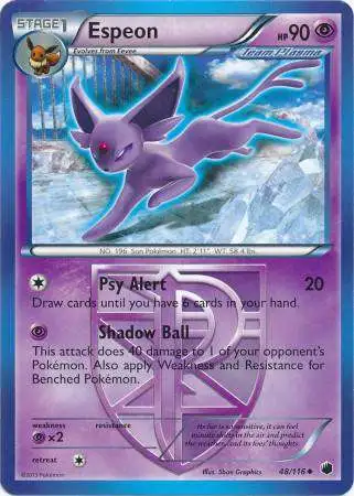 Pokemon Trading Card Game Black & White Plasma Freeze Uncommon Espeon #48