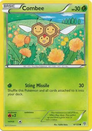 Pokemon Trading Card Game Black & White Plasma Storm Reverse Holo Combee #4 [Lightly Played]