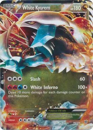 Pokemon Trading Card Game Black & White Plasma Storm Ultra Rare White Kyurem EX #96