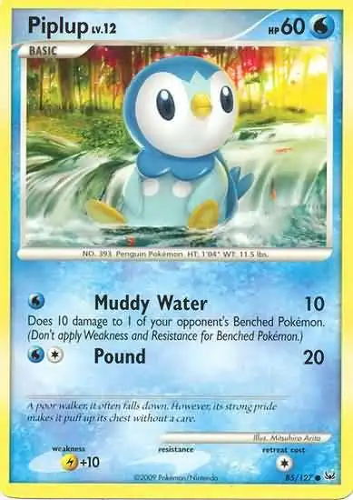 Pokemon Platinum Common Piplup #85