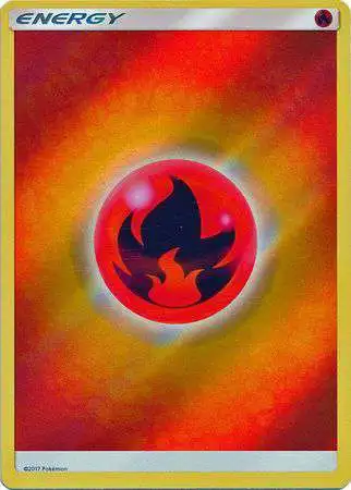 Pokemon Sun & Moon Promo Holo Fire Energy [V1]