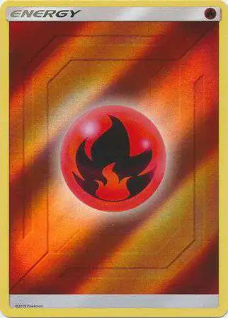 Pokemon Sun & Moon Promo Holo Fire Energy [V2]