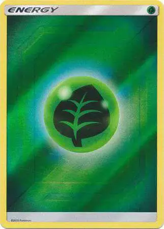 Pokemon Sun & Moon Promo Holo Grass Energy [V2]