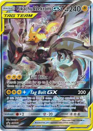 Pokemon Sun Moon Promo Single Card Ultra Holo Rare Pikachu Zekrom GX SM168 Lightly Played - ToyWiz Pokemon Sun Moon Promo Single Card Ultra Holo Rare Pikachu Zekrom GX SM168 Lightly Played - ToyWiz