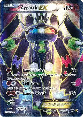 Pokemon X & Y Promo Rare Zygarde EX 54a [Full Art] [Moderately Played]