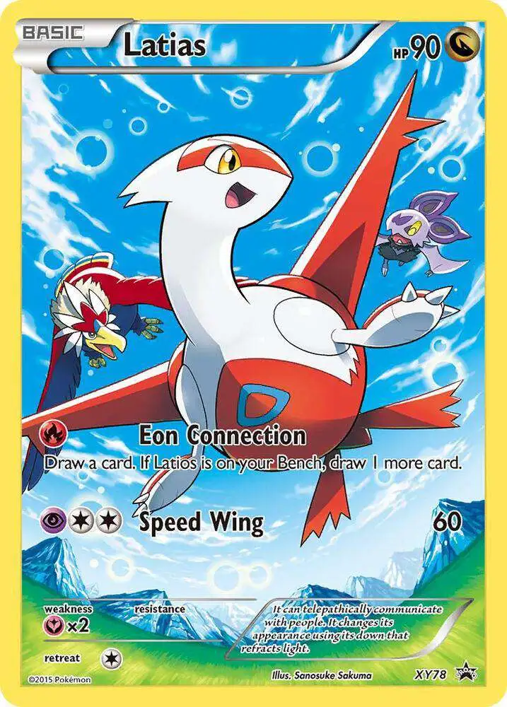 Pokemon X Y Promo Single Card Promo Latias XY78 Full Art - ToyWiz