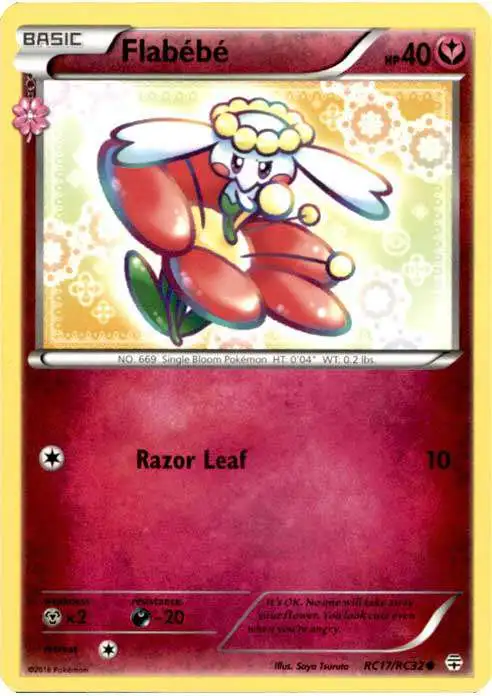 Pokemon X & Y Generations Radiant Collection Common Flabebe RC17