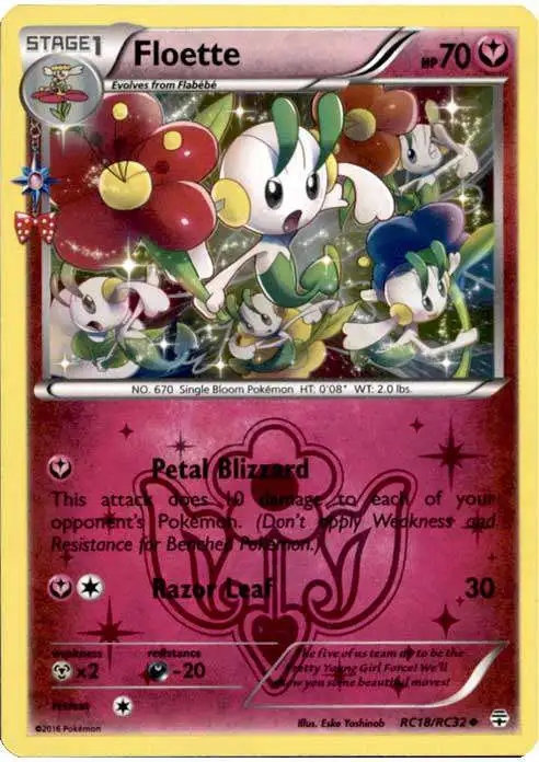Pokemon X & Y Generations Radiant Collection Uncommon Floette RC18