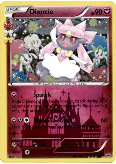 Pokemon X & Y Generations Radiant Collection Uncommon Diancie RC22