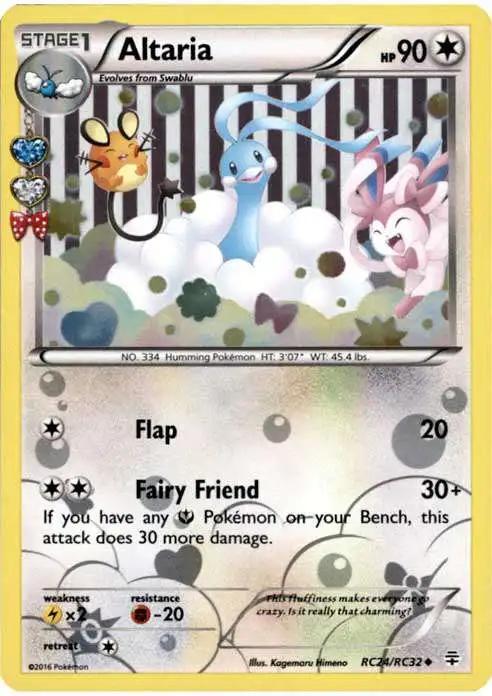 Pokemon X & Y Generations Radiant Collection Uncommon Altaria RC24 [Lightly Played]