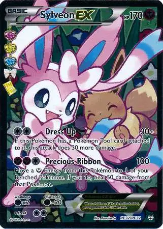 Pokemon X & Y Generations Radiant Collection Ultra Rare Sylveon EX RC32 [Lightly Played]