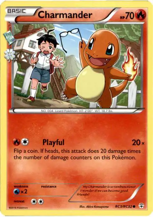 Pokemon X & Y Generations Radiant Collection Common Charmander RC3