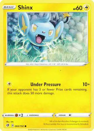 Pokemon Trading Card Game Sword & Shield Rebel Clash Common Shinx #60