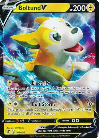 Pokemon Trading Card Game Sword Shield Rebel Clash Single Card Ultra Rare  Boltund V 67 - ToyWiz