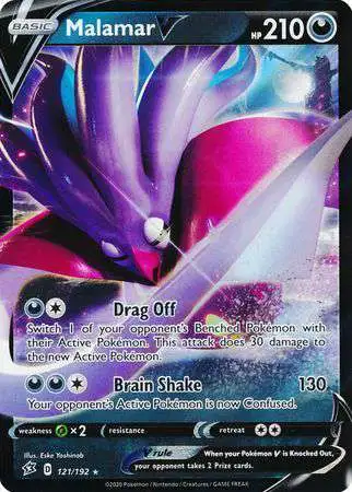 Pokemon Trading Card Game Sword & Shield Rebel Clash Ultra Rare Malamar V #121