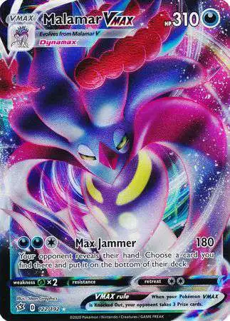 Pokemon Trading Card Game Sword & Shield Rebel Clash Ultra Rare Malamar VMAX #122