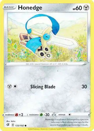 Pokemon Trading Card Game Sword & Shield Rebel Clash Common Honedge #133
