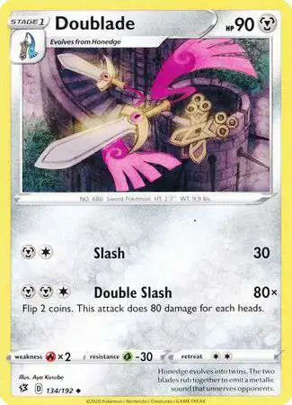 Pokemon Trading Card Game Sword & Shield Rebel Clash Uncommon Doublade #134