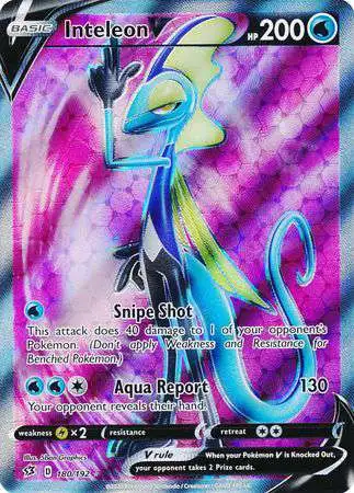 Pokemon Trading Card Game Sword & Shield Rebel Clash Ultra Rare Inteleon V #180