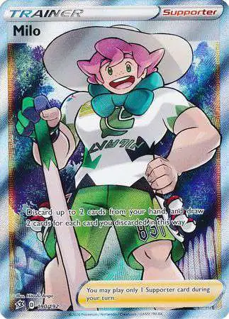 Pokemon Trading Card Game Sword Shield Rebel Clash Single Card Ultra Rare Milo 190 - ToyWiz Pokemon Trading Card Game Sword Shield Rebel Clash Single Card Ultra Rare Milo 190 - ToyWiz