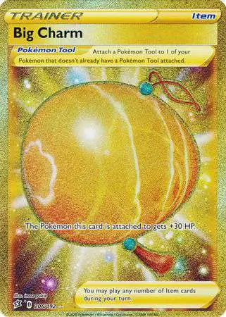 Pokemon Trading Card Game Sword & Shield Rebel Clash Secret Rare Big Charm #206