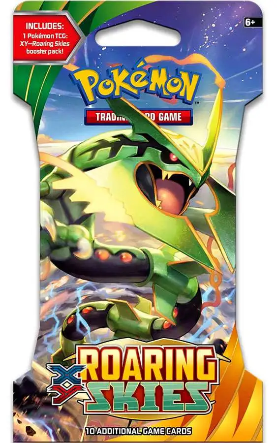 Pokemon XY Roaring Skies SLEEVED Booster Pack [10 Cards]