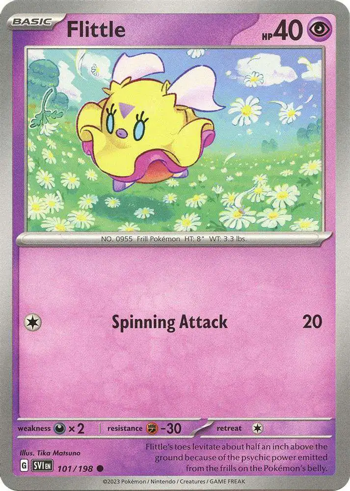 Pokemon Scarlet & Violet Base Set Common Flittle #101