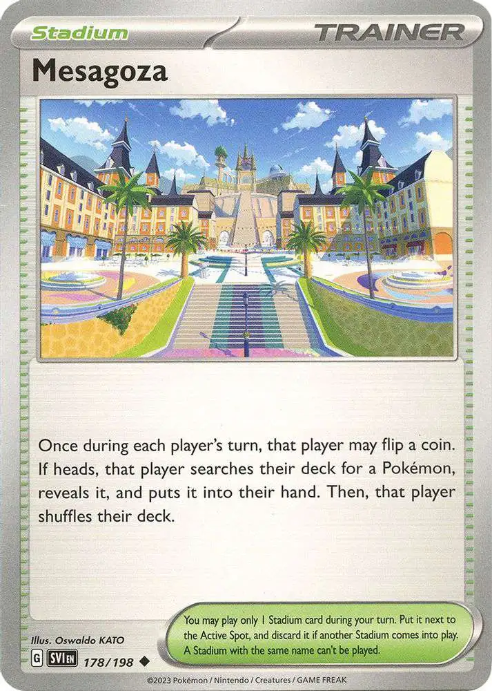 Pokemon Scarlet & Violet Base Set Uncommon Mesagoza #178
