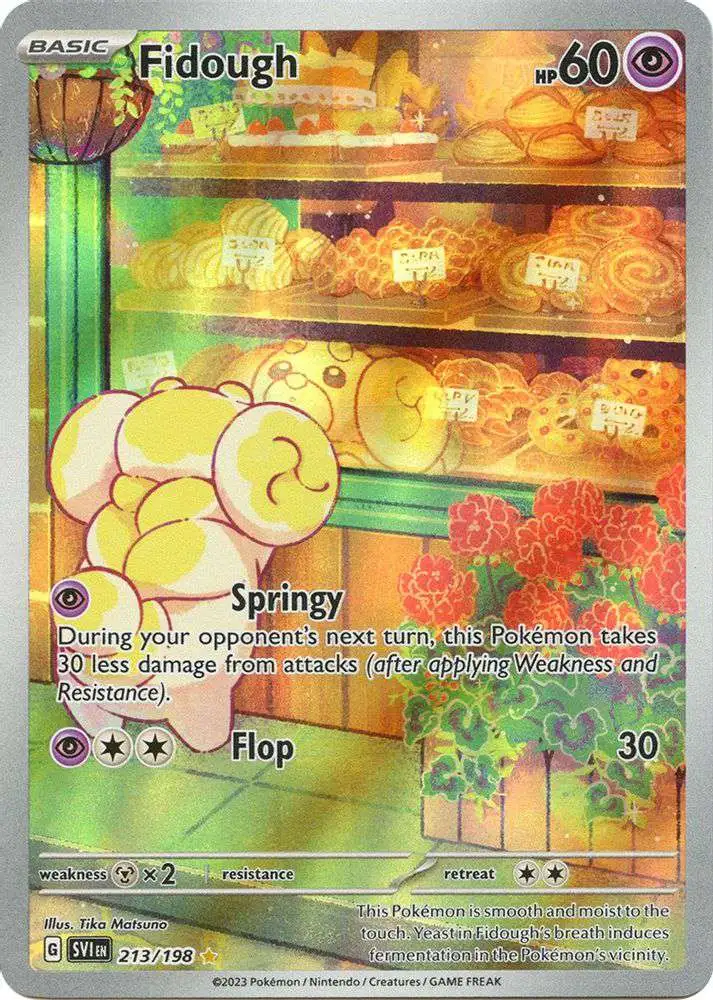 Pokemon Scarlet & Violet Base Set Illustration Rare Fidough #213 [Illustration Rare]