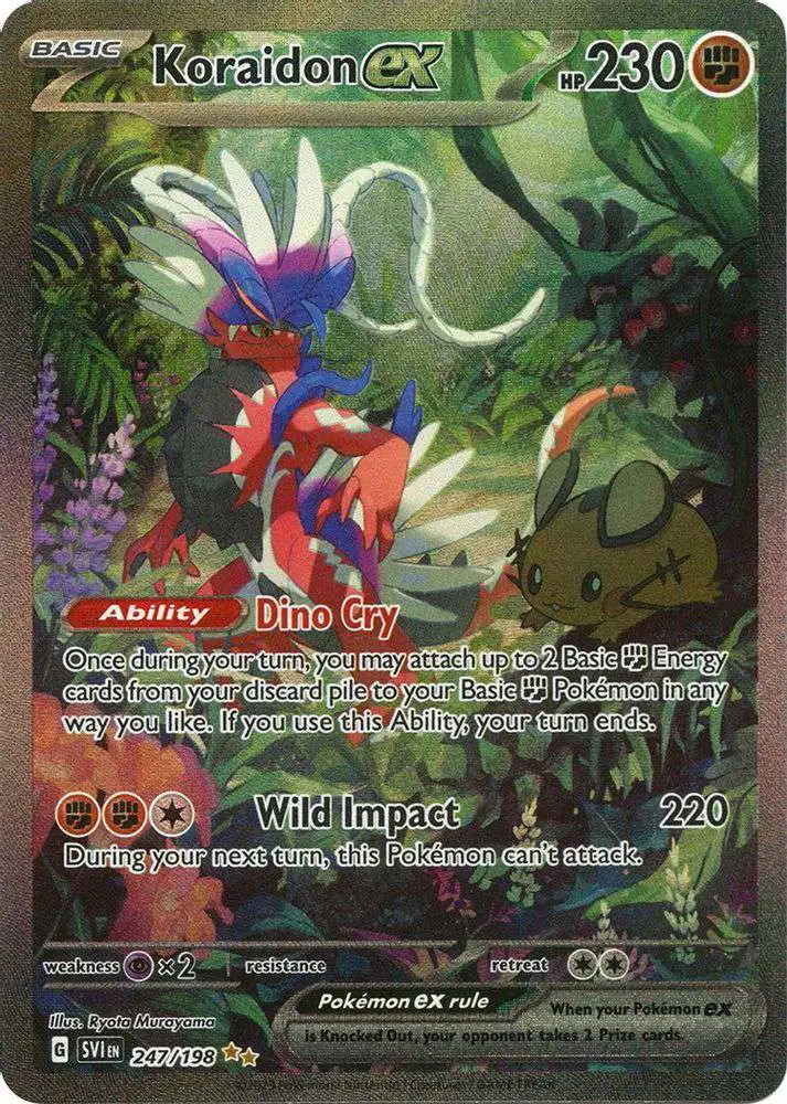 Pokemon TCG Scarlet & Violet Paldea Evolved KORAIDON EX Tin