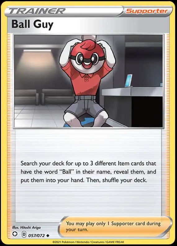 Pokemon Shining Fates Uncommon Ball Guy #57