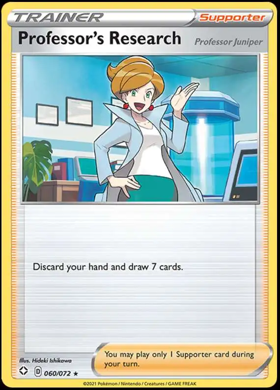 Pokemon Shining Fates Rare Professor's Research #60 [Juniper]