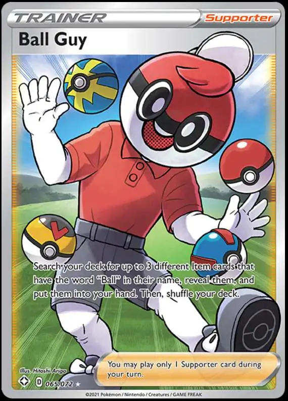 Pokemon Shining Fates Ultra Rare Ball Guy #65