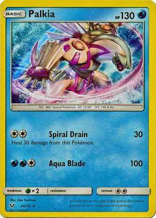 Pokemon Trading Card Game Shining Legends Rare Holo Palkia #24