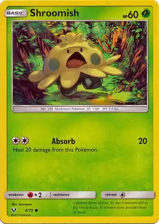 Pokemon Trading Card Game Shining Legends Single Card Common Shroomish 4 Moderately  Played - ToyWiz